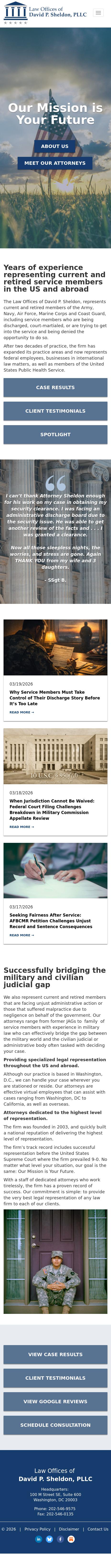 Law Offices of David P. Sheldon - Washington DC Lawyers