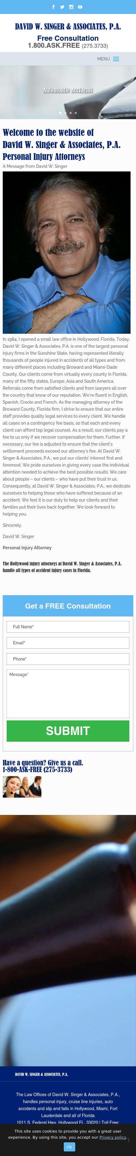 Law Offices of David W. Singer & Associates, P.A. - Hollywood FL Lawyers