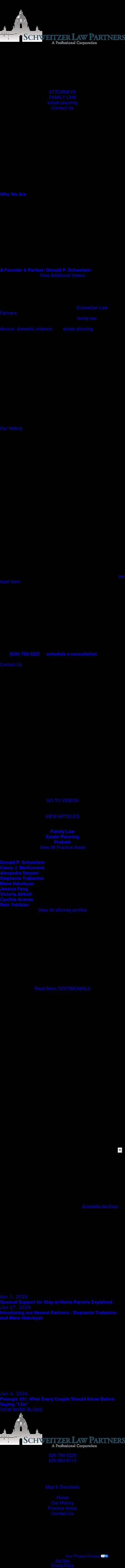 Law Offices of Donald P. Schweitzer - Pasadena CA Lawyers