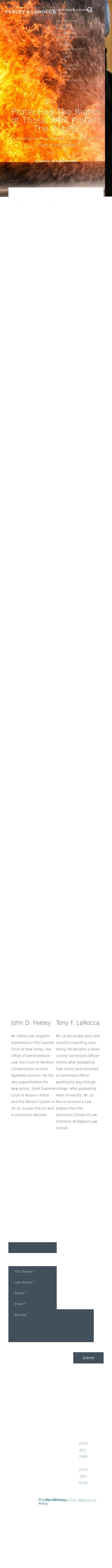 Law Offices of Feeley & LaRocca - South Orange NJ Lawyers