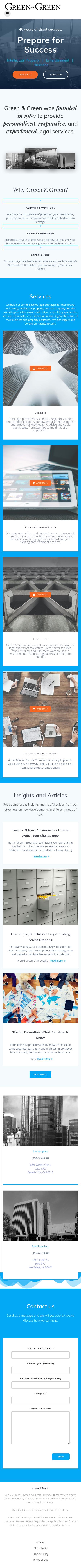 Law Offices of Green & Green - San Rafael CA Lawyers