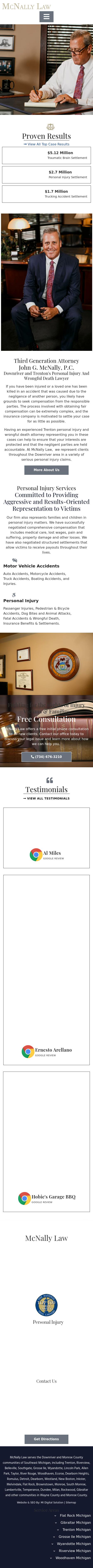 Law Offices of John G. McNally, P.C. - Trenton MI Lawyers