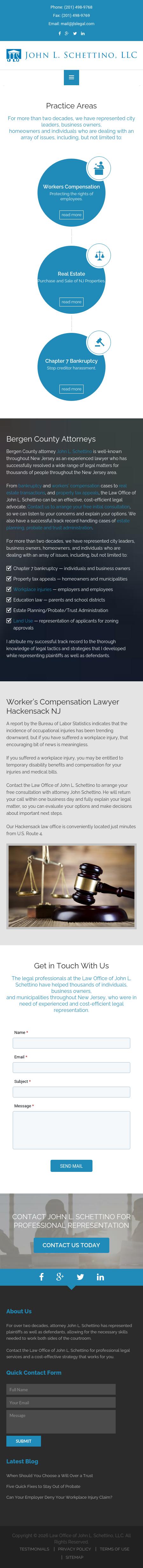 Law Offices of John L. Schettino, LLC - Fairview NJ Lawyers