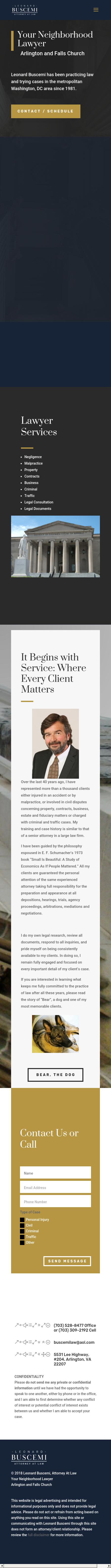 Law Offices of Leonard P. Buscemi - Arlington VA Lawyers