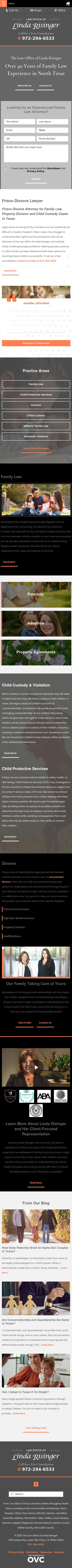 Law Offices of Linda Risinger - Frisco TX Lawyers