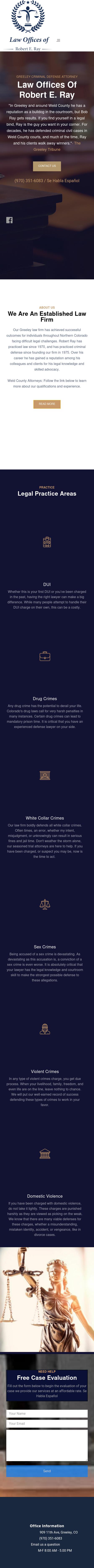 Law Offices of Robert E. Ray - Greeley CO Lawyers