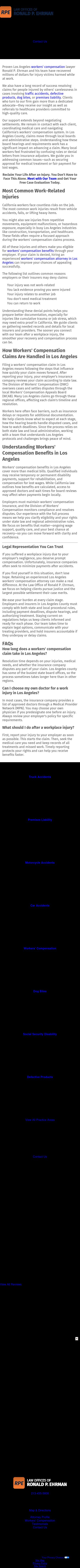 Law Offices of Ronald P. Ehrman - Los Angeles CA Lawyers