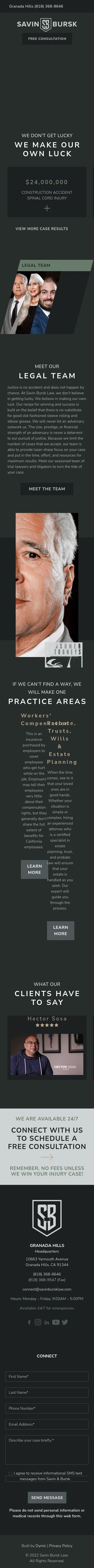 Law Offices of Savin & Bursk - Granada Hills CA Lawyers