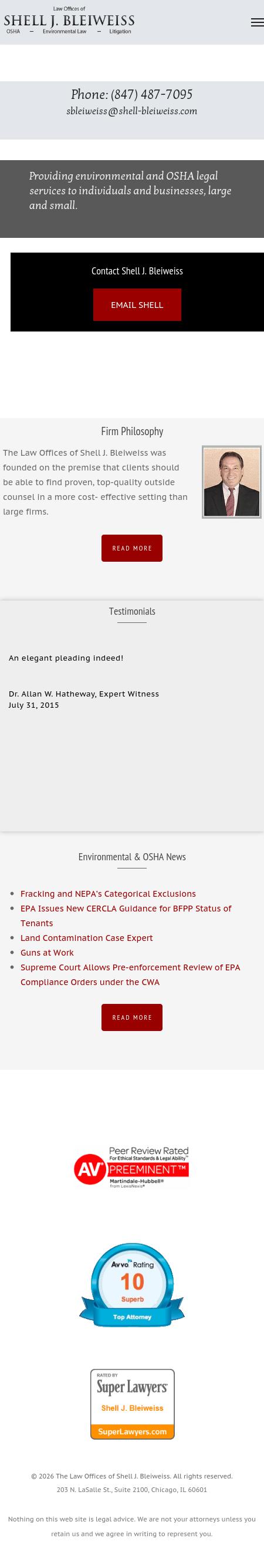 Law Offices of Shell J. Bleiweiss - Barrington IL Lawyers