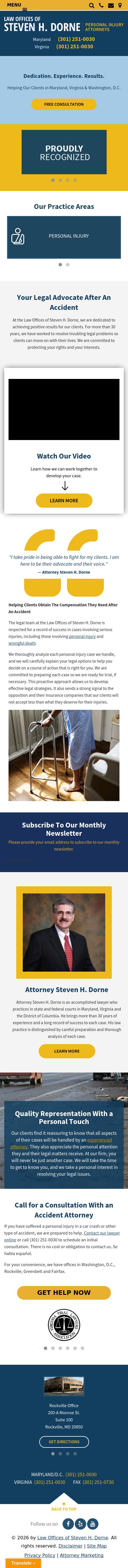 Law Offices of Steven H. Dorne - Fairfax VA Lawyers