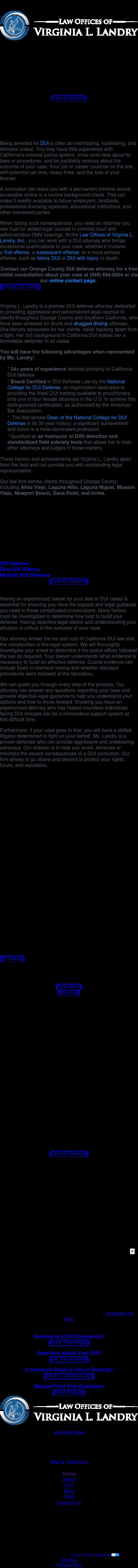 Law Offices of Virginia L. Landry, Inc. - Laguna Hills CA Lawyers