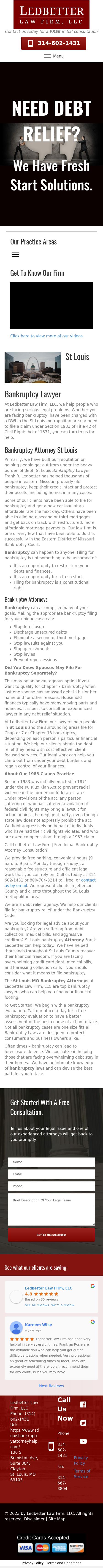 Ledbetter Law Firm, LLC - St. Louis MO Lawyers