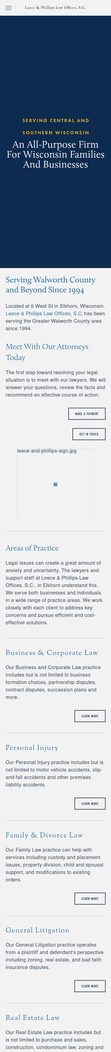 Leece & Phillips Law Offices, S.C. - Elkhorn WI Lawyers