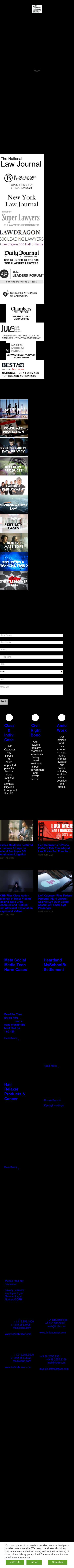 Lieff Cabraser Heimann & Bernstein, LLP - New York NY Lawyers