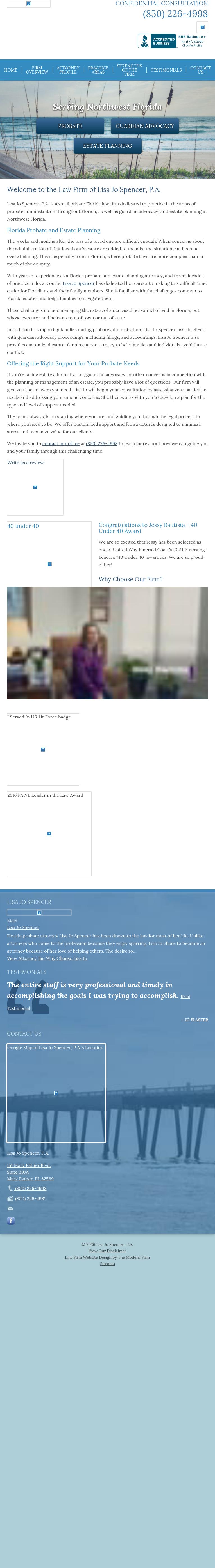 Lisa Jo Spencer - Mary Esther FL Lawyers