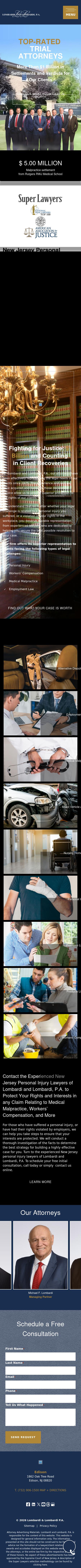 Lombardi and Lombardi, P.A. - Edison NJ Lawyers