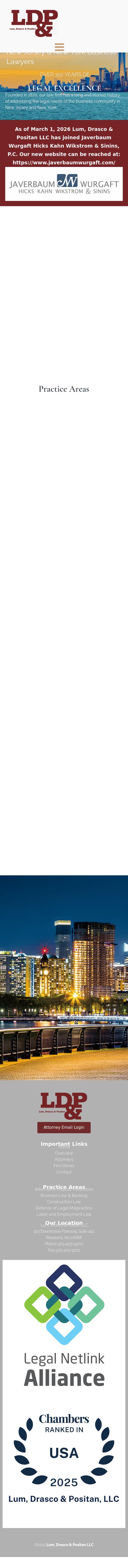 Lum, Drasco & Positan, LLC - Roseland NJ Lawyers