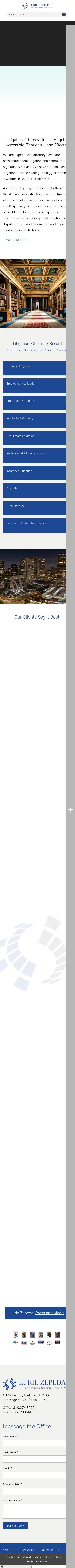 Lurie, Zepeda, Schmalz, Hogan & Martin, A Professional Corporation - Beverly Hills CA Lawyers