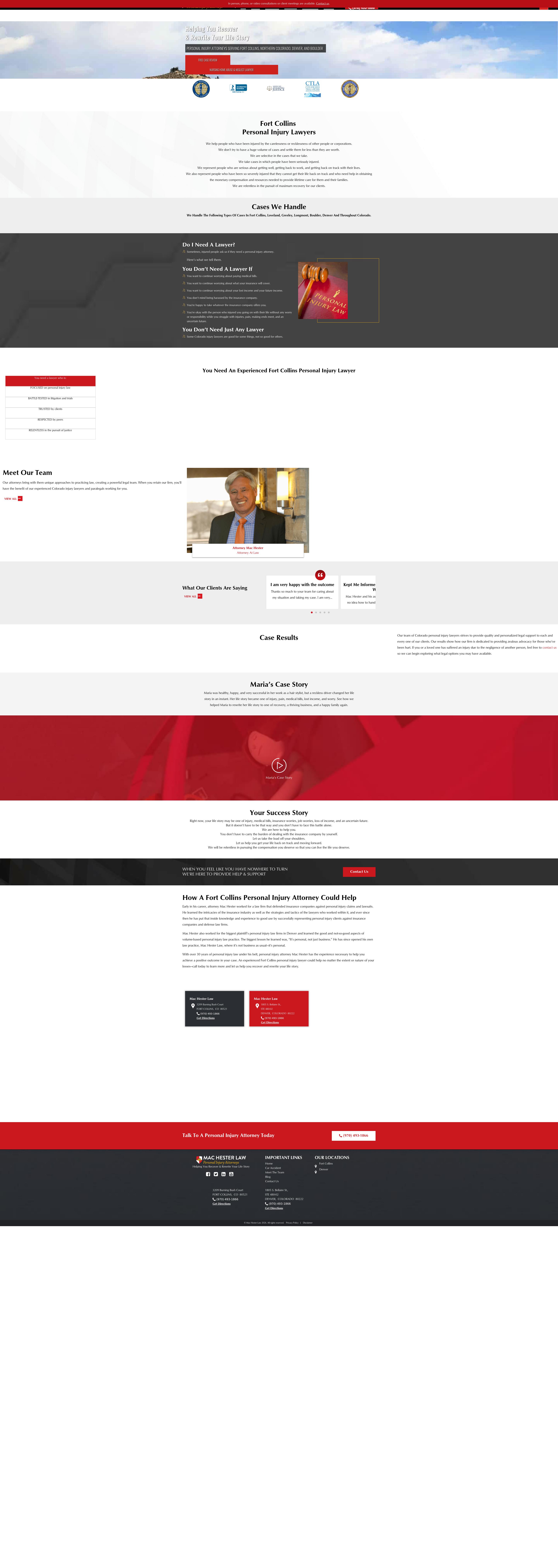 Mac Hester Law - Fort Collins CO Lawyers