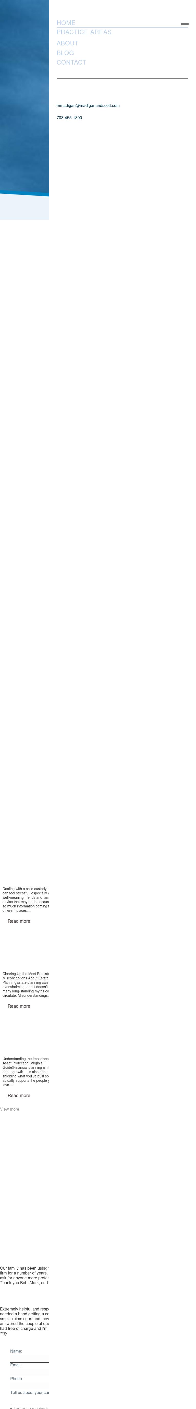 Madigan and Scott, Inc. - Springfield VA Lawyers