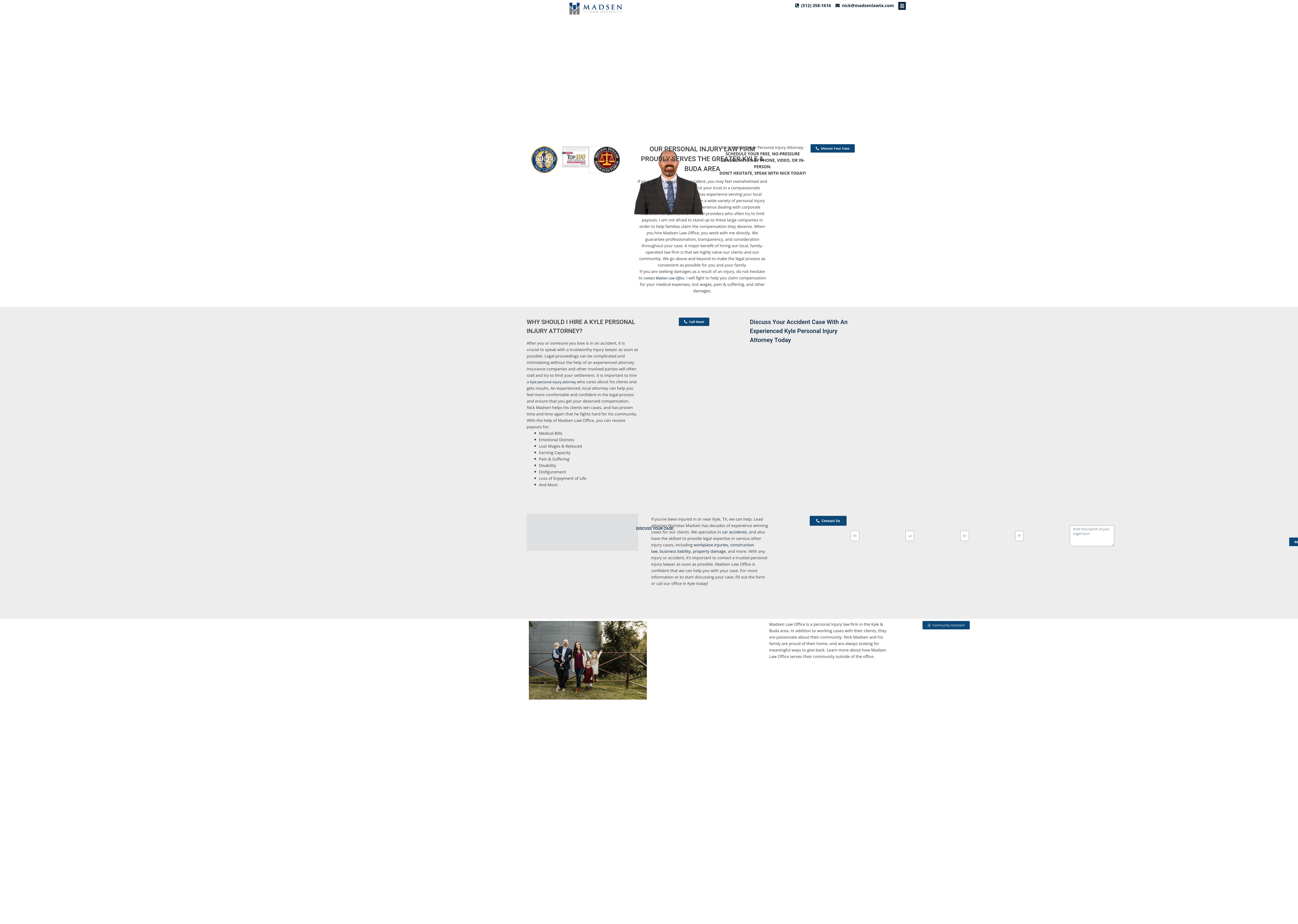 Madsen Law Office - Kyle TX Lawyers