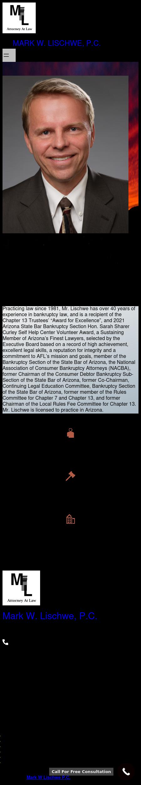 Mark W. Lischwe, P.C.  - Glendale AZ Lawyers