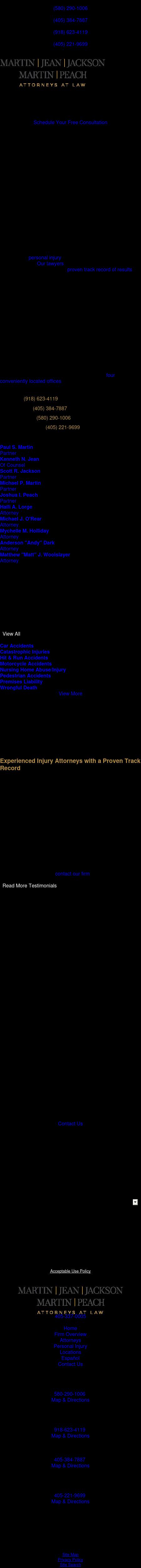 Martin Jean & Jackson, Attorneys at Law - Ponca City OK Lawyers