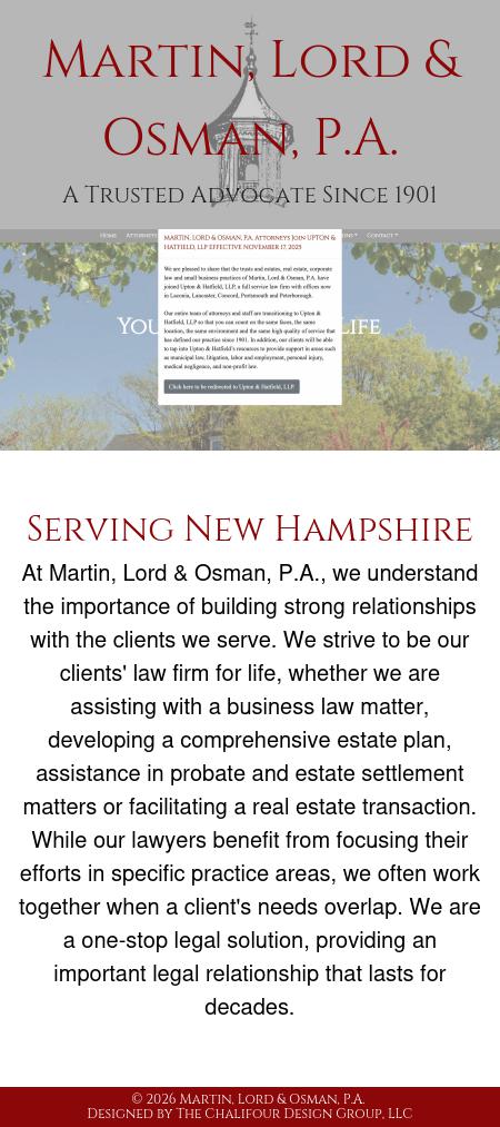 Martin, Lord & Osman, P.A. - Laconia NH Lawyers