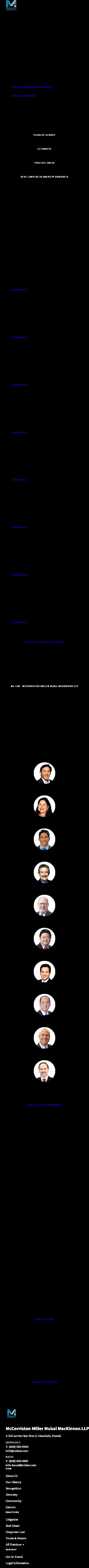 McCorriston Miller Mukai MacKinnon LLP - Honolulu HI Lawyers