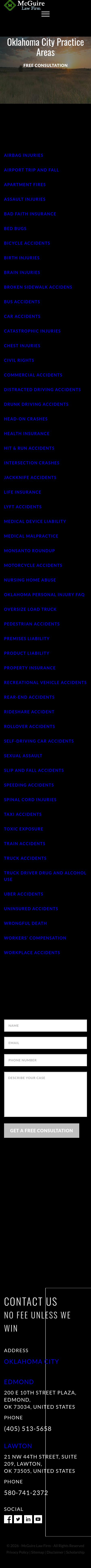 McGuire Law Firm - Edmond OK Lawyers