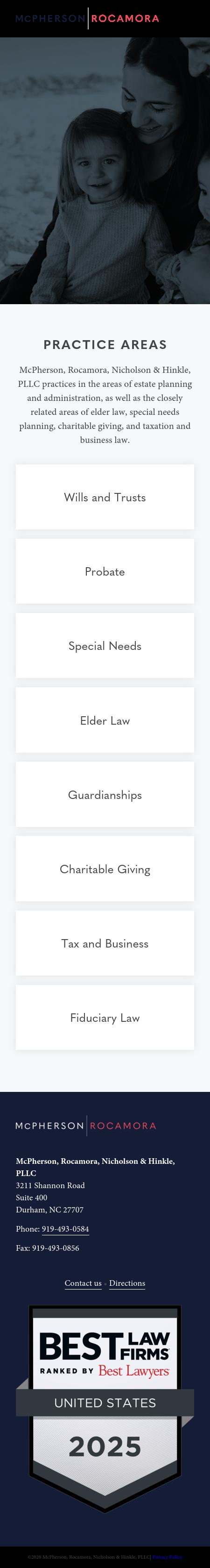 McPherson, Rocamora, Nicholson & Nordgren, PLLC - Durham NC Lawyers