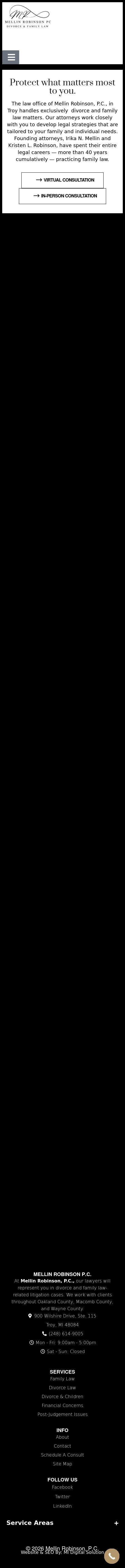 Mellin Robinson, P.C. - Troy MI Lawyers