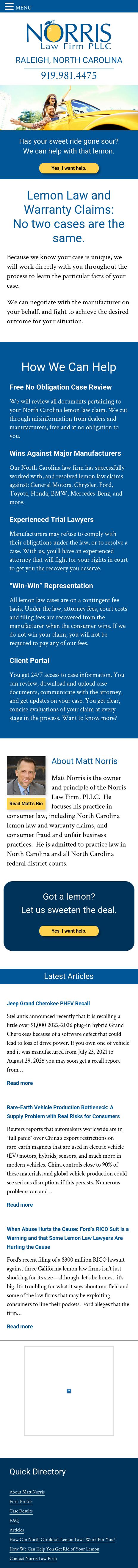 Norris Law Firm, PLLC - Raleigh NC Lawyers