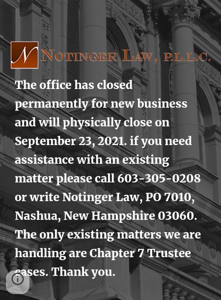 Notinger Law, P.L.L.C. - Nashua NH Lawyers