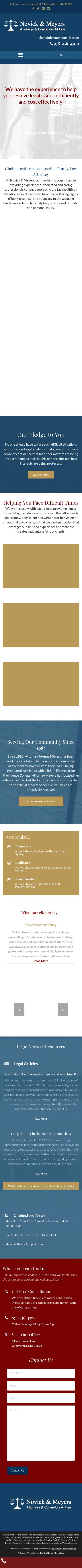 Novick & Meyers - Chelmsford MA Lawyers