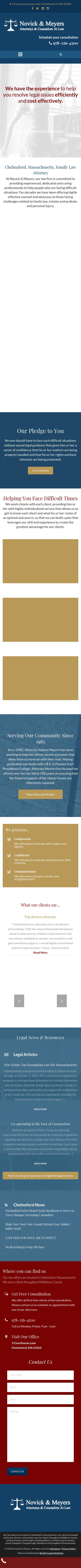 Novick & Meyers - Westford MA Lawyers