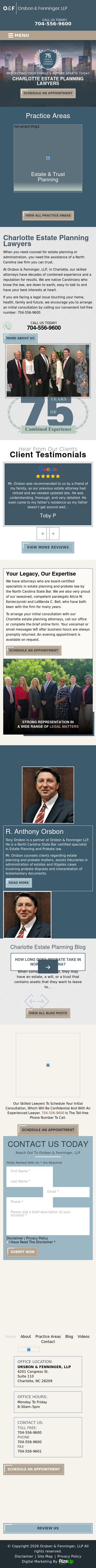 Orsbon & Fenninger, LLP - Charlotte NC Lawyers