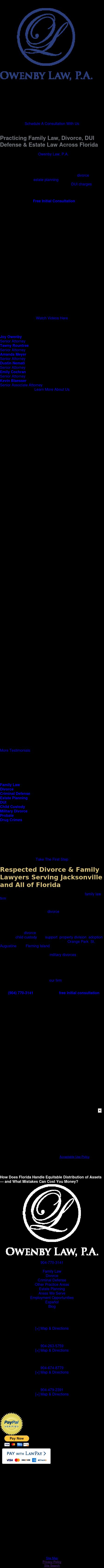 Owenby Law, LLC - Orange Park FL Lawyers