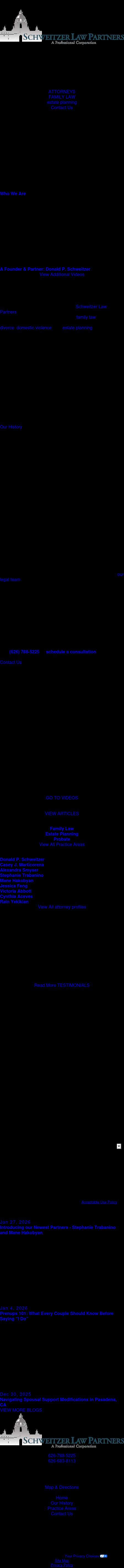 Schweitzer Law Partners - Pasadena CA Lawyers