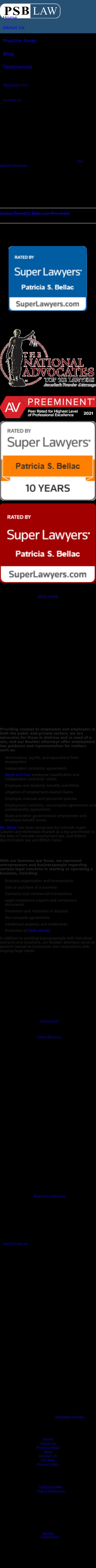 Patricia S. Bellac Law Firm, LLC - Boulder CO Lawyers