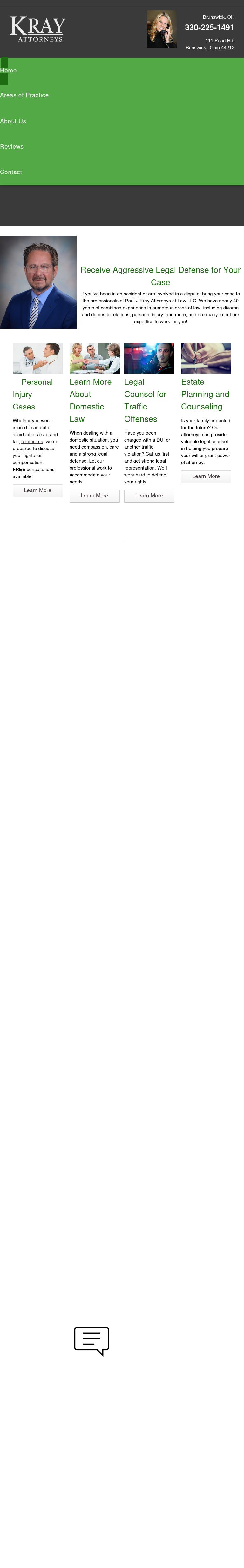 Paul J Kray Law Offices - Brunswick OH Lawyers