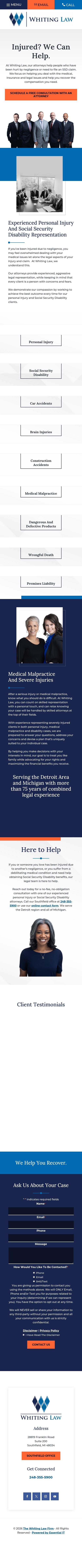 Whiting Law - Southfield MI Lawyers