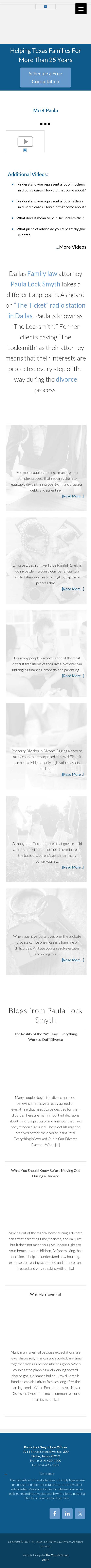 Paula Lock Smyth Law Offices - Dallas TX Lawyers