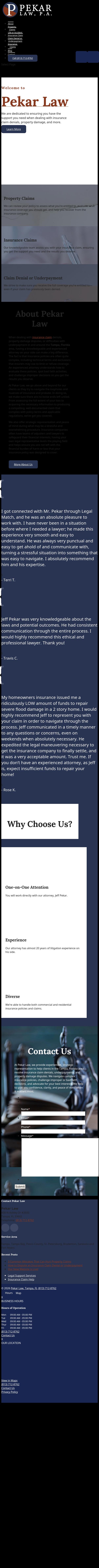 Pekar Law P.A. - Tampa FL Lawyers