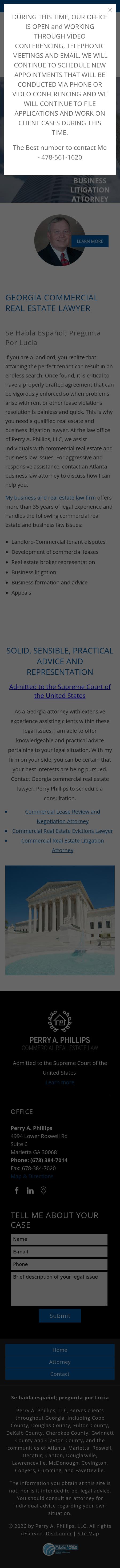 Perry A. Phillips, LLC - Marietta GA Lawyers