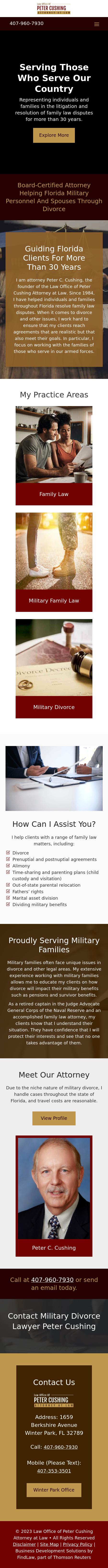 Peter C. Cushing Attorney at Law - Winter Park FL Lawyers