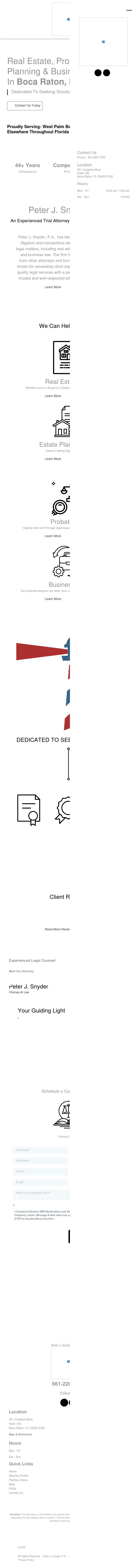 Peter J. Snyder, P.A. - Boca Raton FL Lawyers