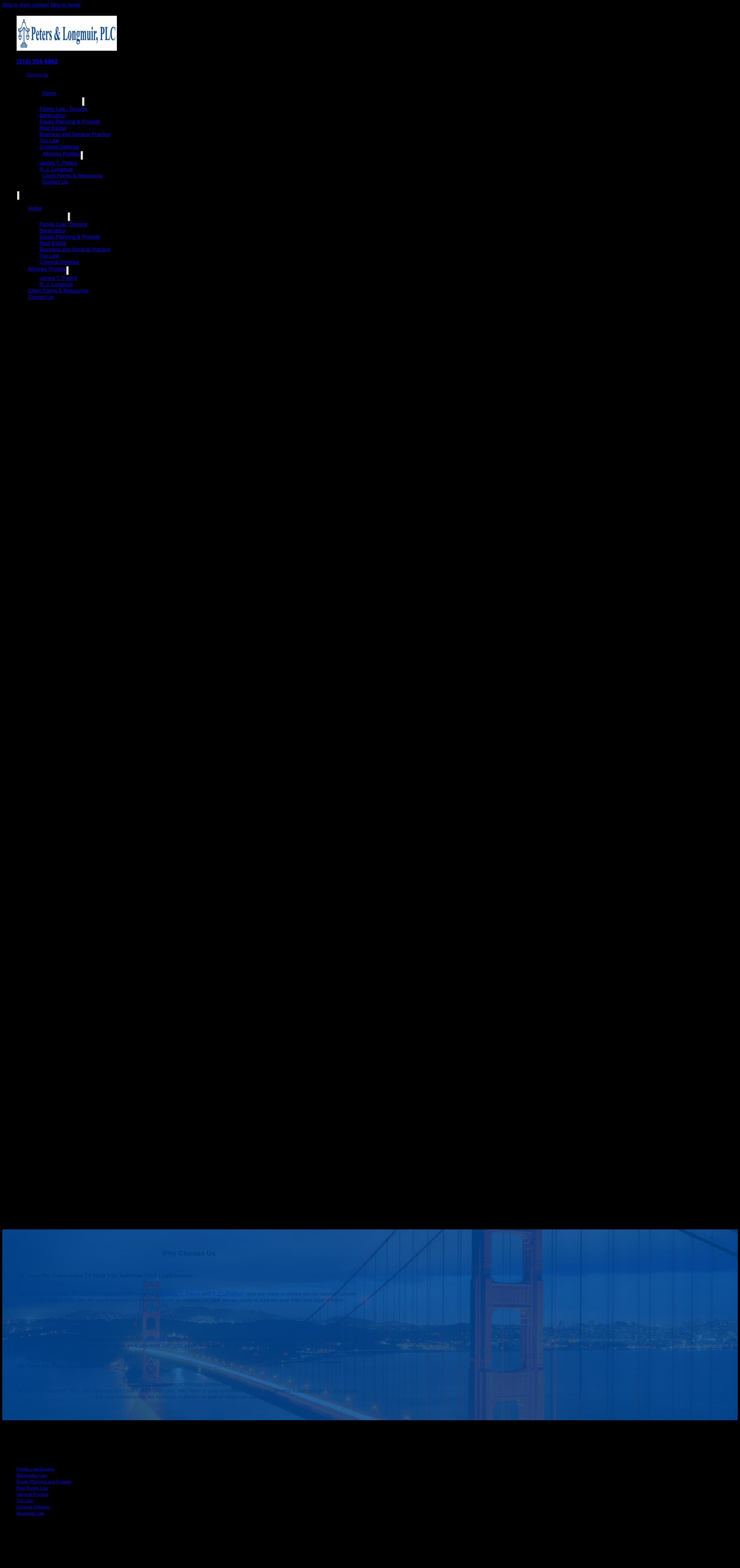 Peters Law Offices - Independence IA Lawyers