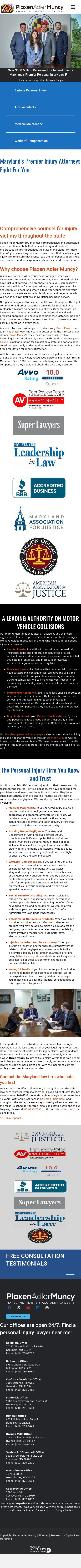 Plaxen & Adler PA - Gambrills MD Lawyers