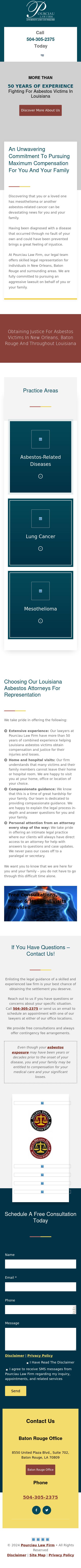 Pourciau Law Firm - Kenner LA Lawyers